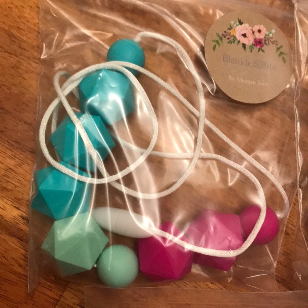 Hand crafted chew bead necklaces!